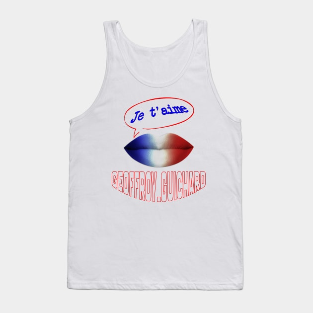 JE TAIME FRENCH KISS GEOFFROY GUICHARD Tank Top by ShamSahid